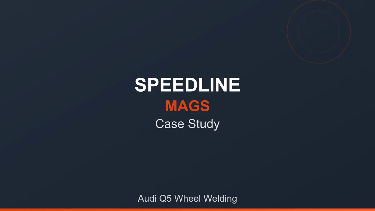 wheel welding case study showing repair results at Speedline Mags