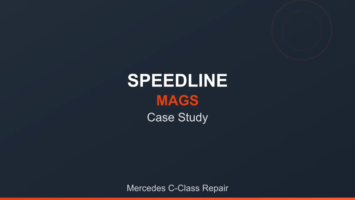 Successful curb rash restoration project at Speedline Mags