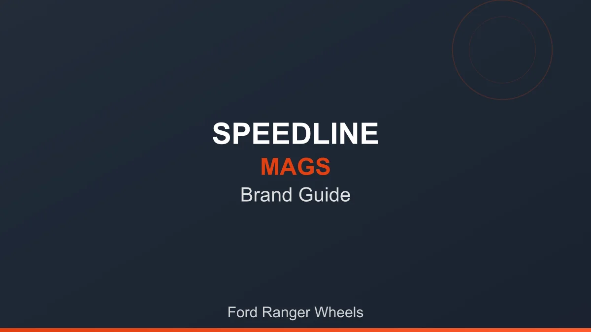 Ford Ranger wheel repair specialists at Speedline Mags