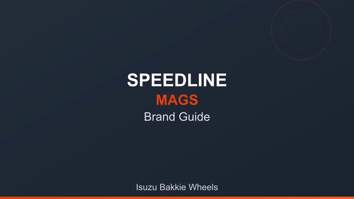Isuzu bakkie wheel repair specialists at Speedline Mags