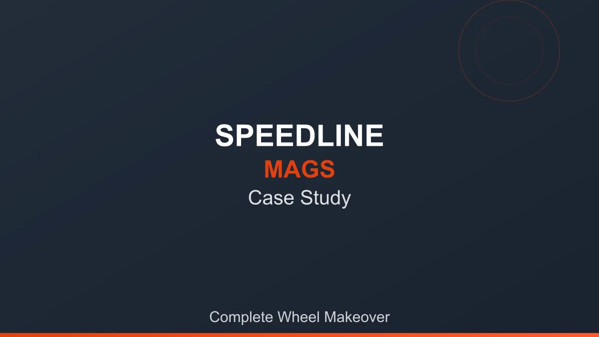 Complete wheel makeover with custom colour - case study service