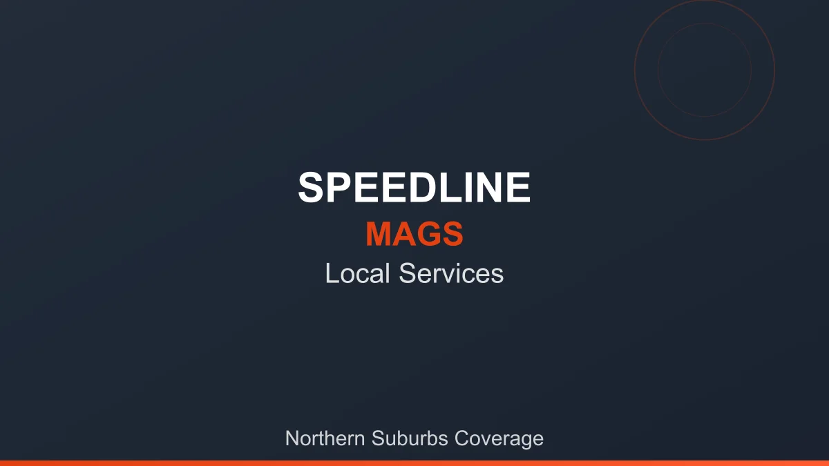 Northern Suburbs wheel repair coverage at Speedline Mags